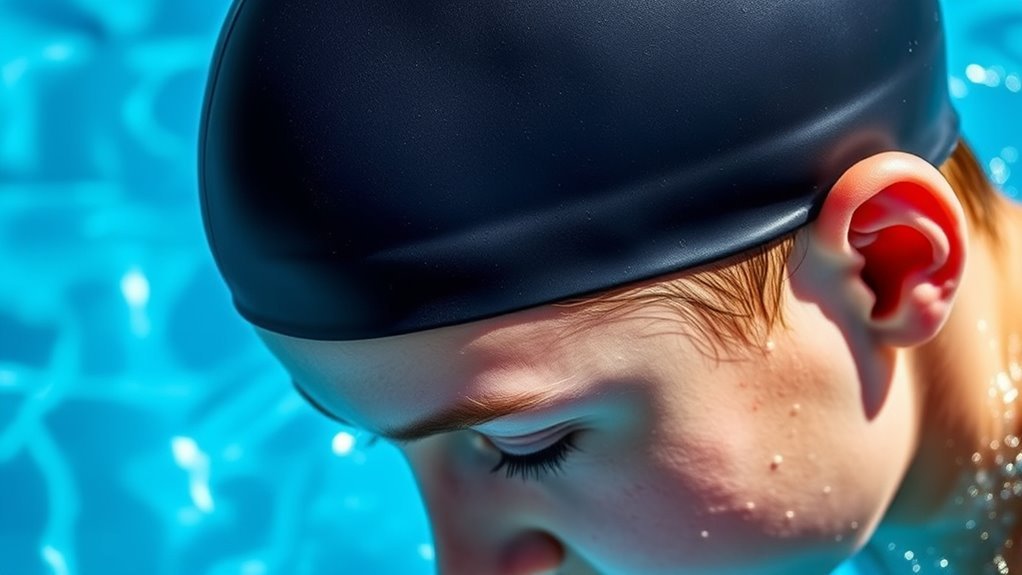 are swim caps waterproof