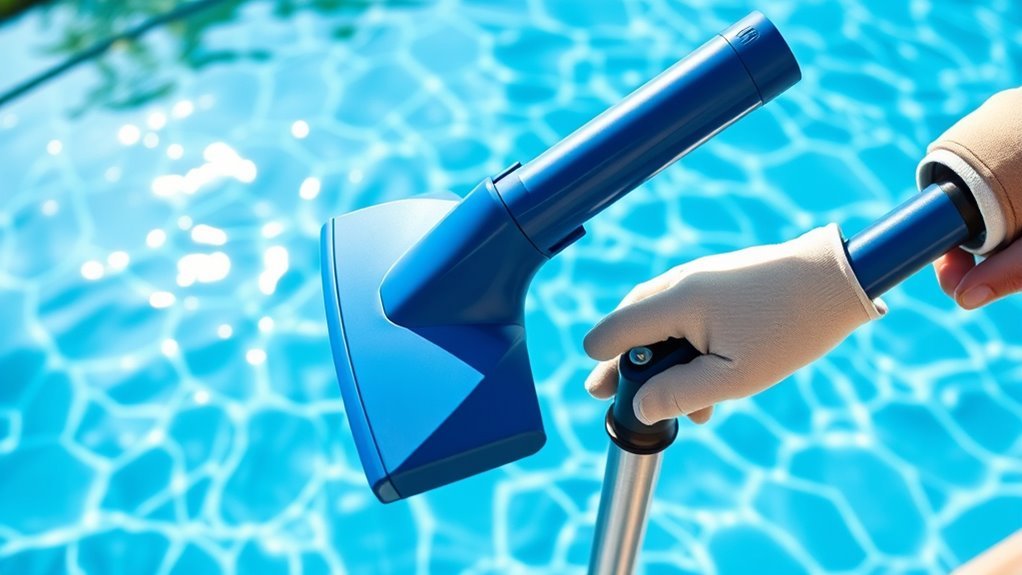 attach vacuum head securely