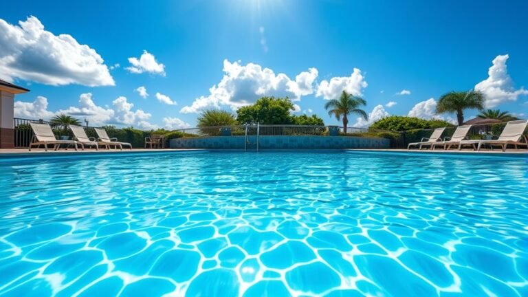 average pool water volume