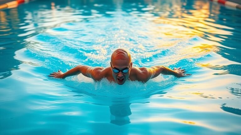 average swimming mile time