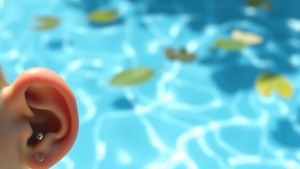 avoid swimming immediately after piercing