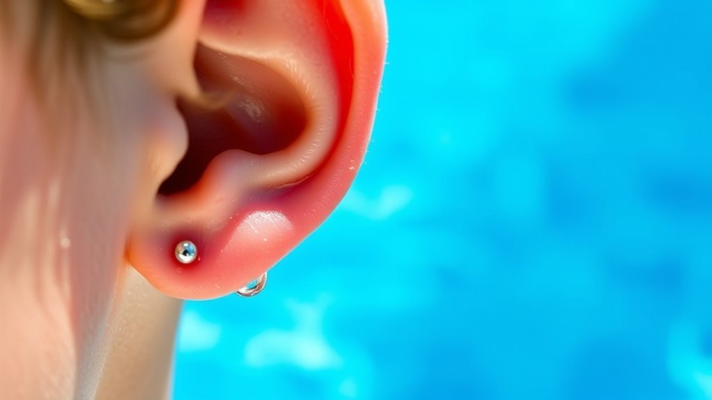 avoid swimming to prevent infection