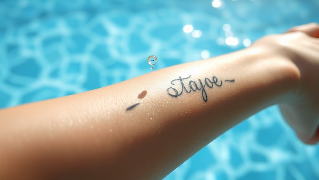 avoid swimming until healed