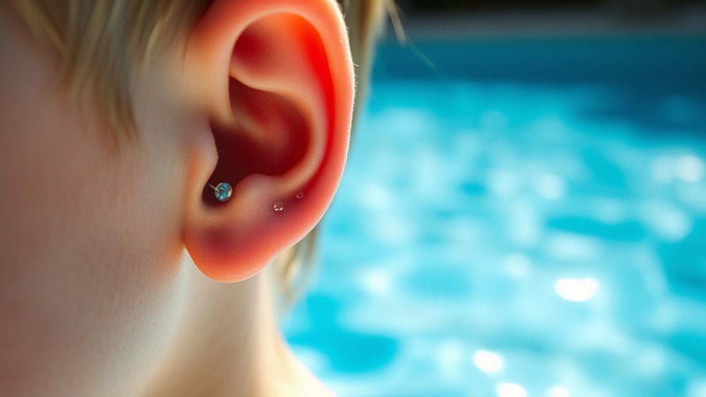 avoid swimming with new piercing