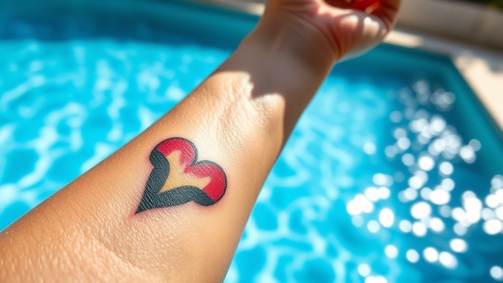 avoid water during healing