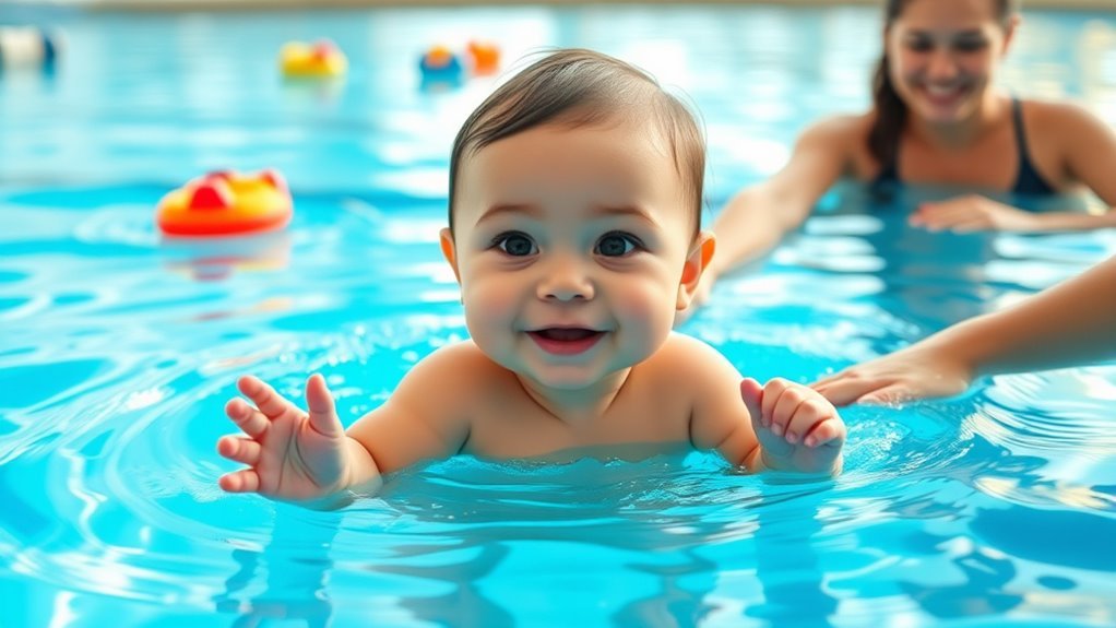 baby swimming lesson age
