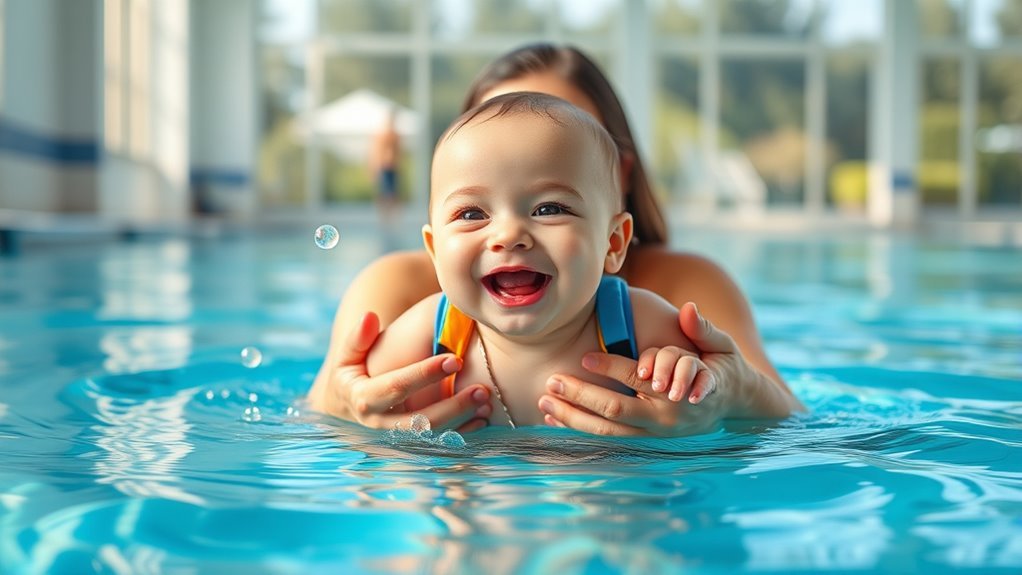 begin infant swim lessons