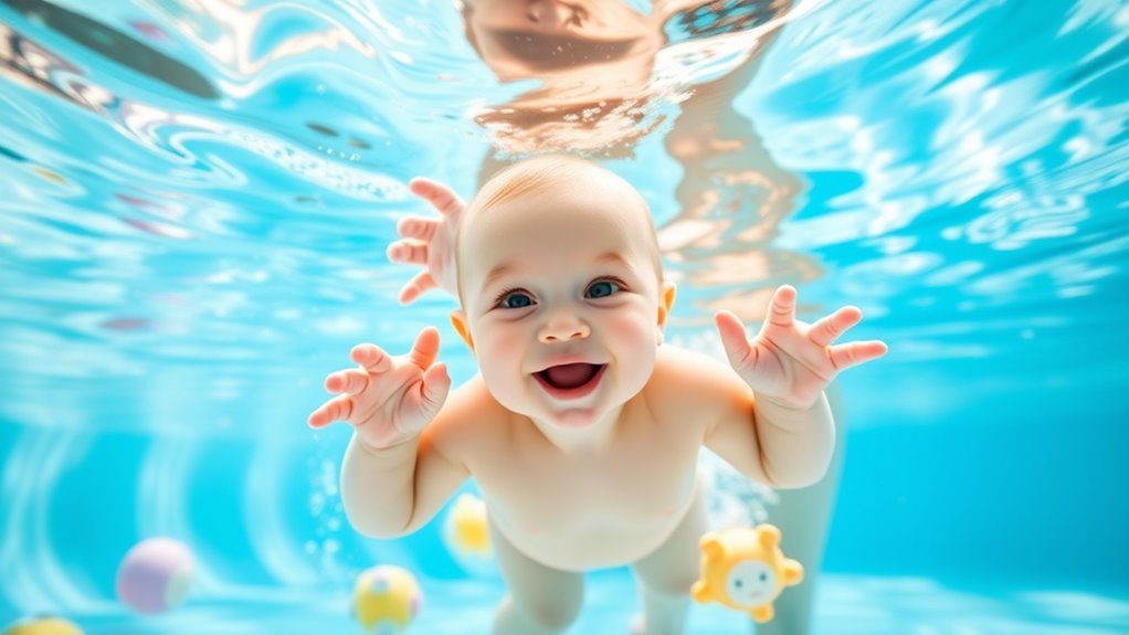 begin swimming lessons at one