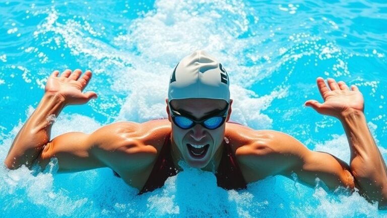 calories burned while swimming