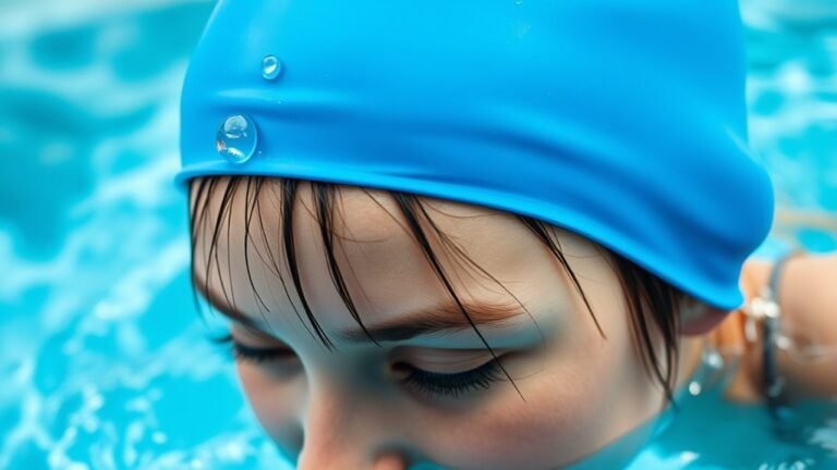 cap prevents hair from getting wet