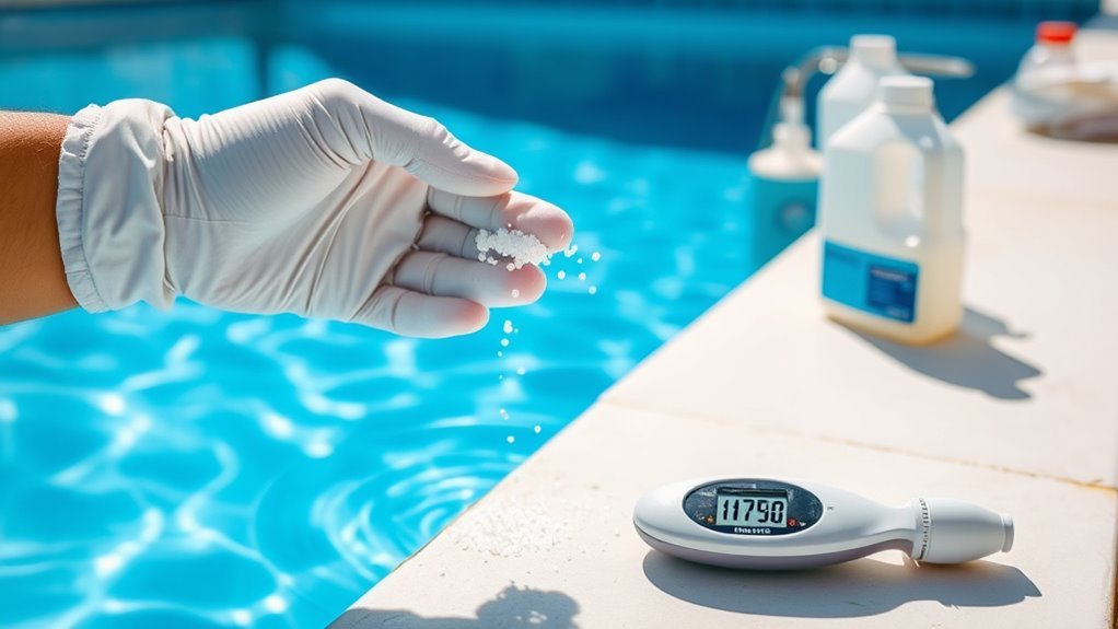 causes of low pool ph