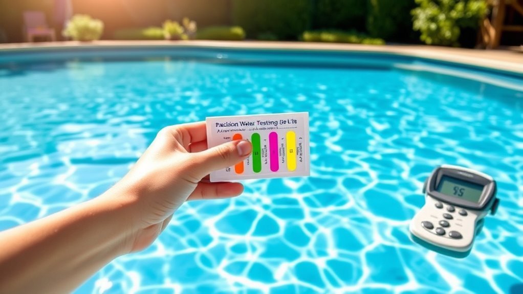 check chlorine levels regularly