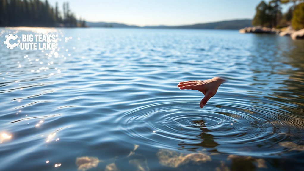 check lake water temperature