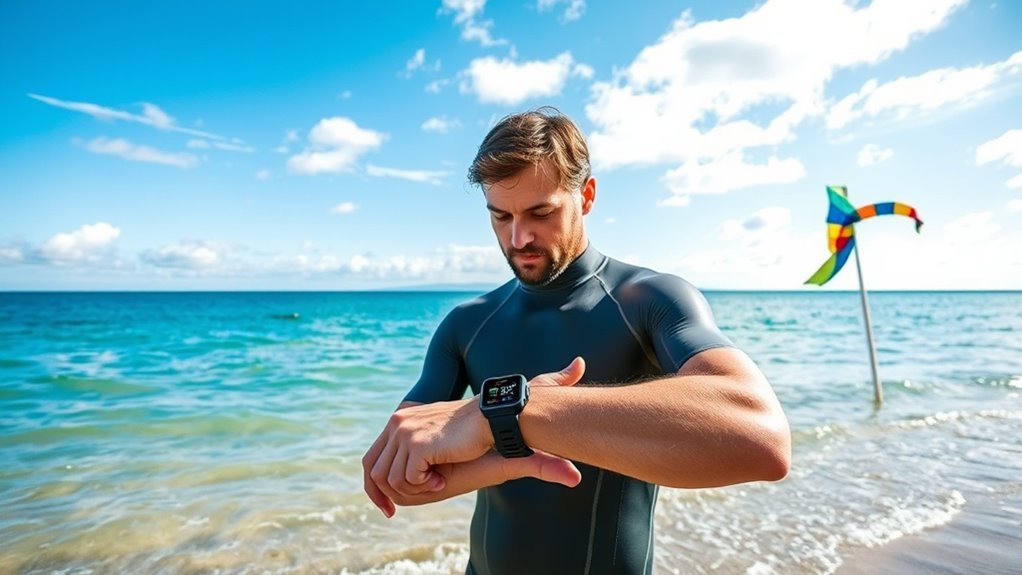 check weather water conditions