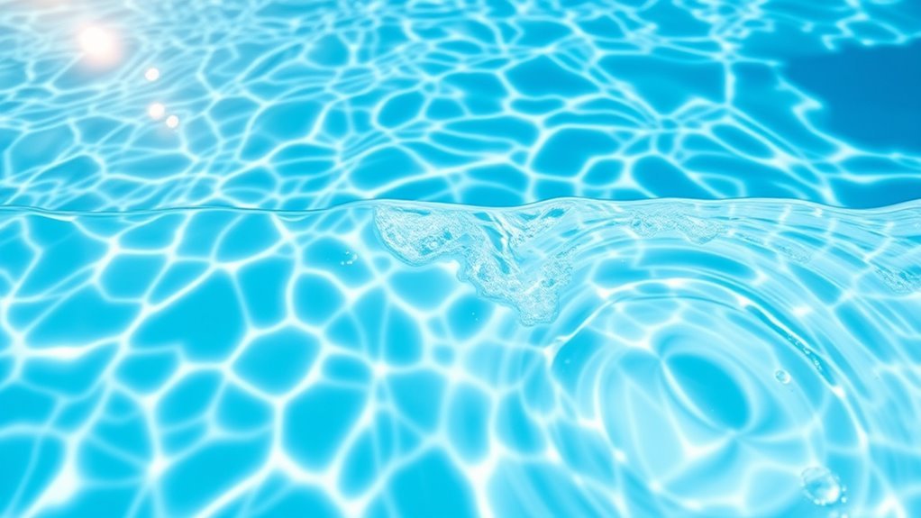 chemical balance clears water