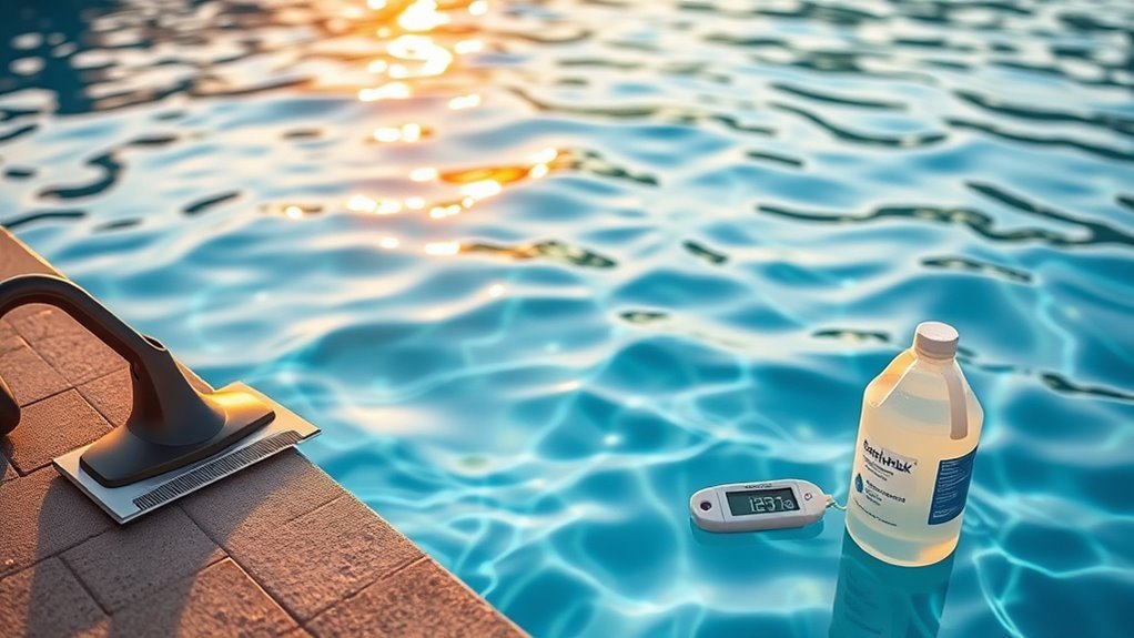 chlorine levels after shocking