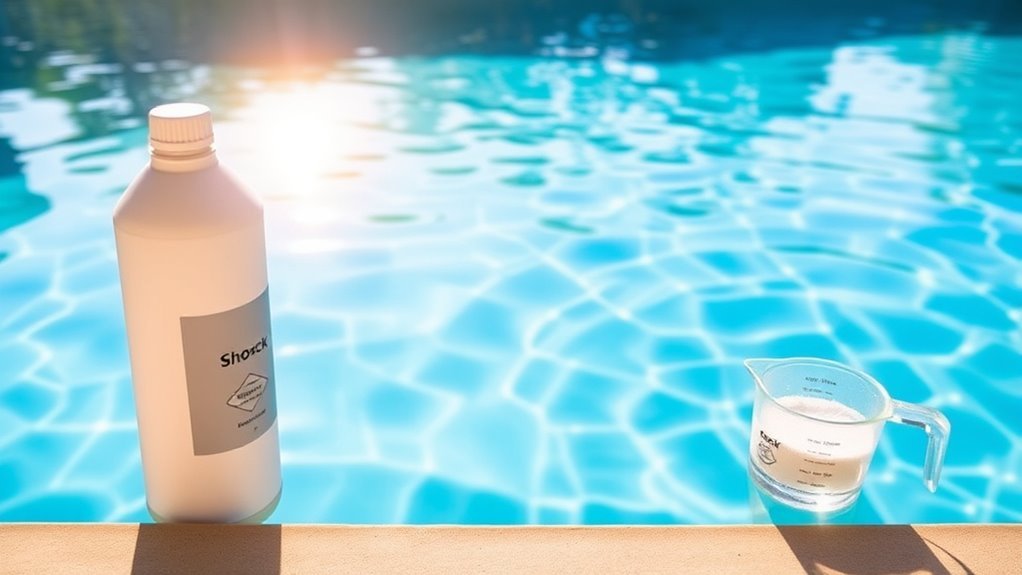 chlorine sanitizes and oxidizes