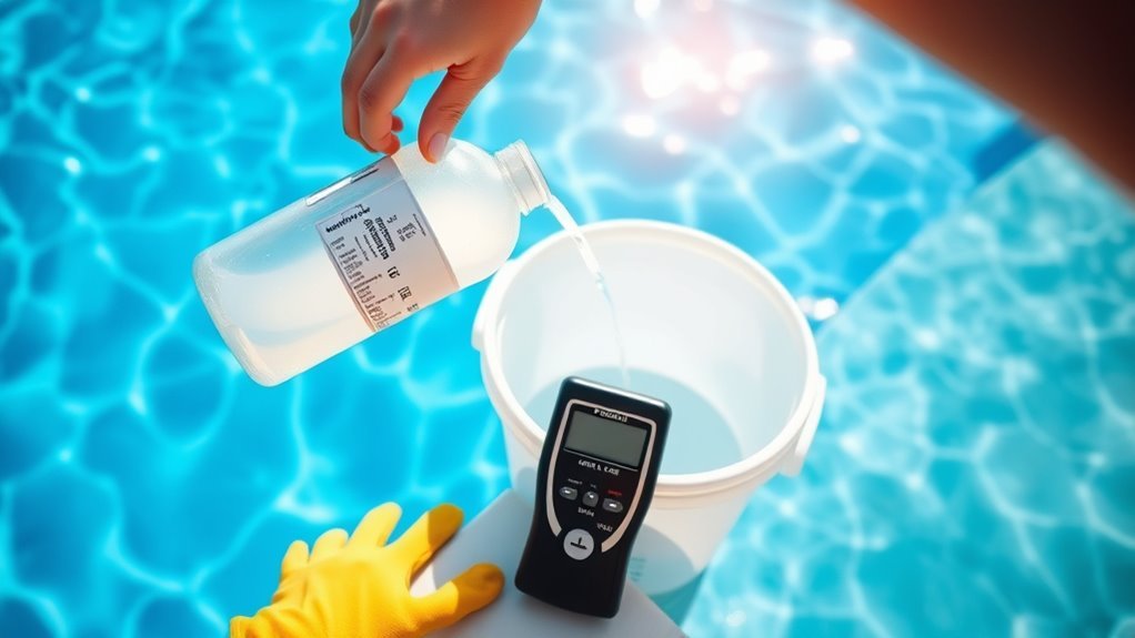 choose appropriate pool acid