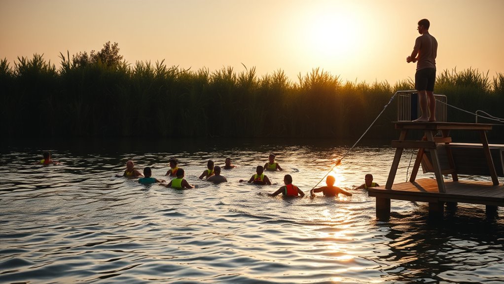 choose calm clear waters