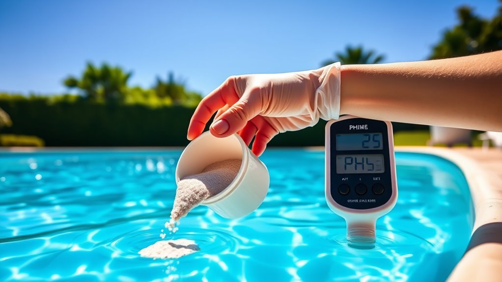 choose correct pool ph increaser