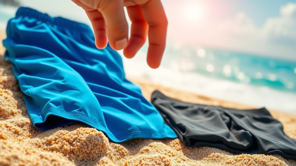 choosing swimwear underwear