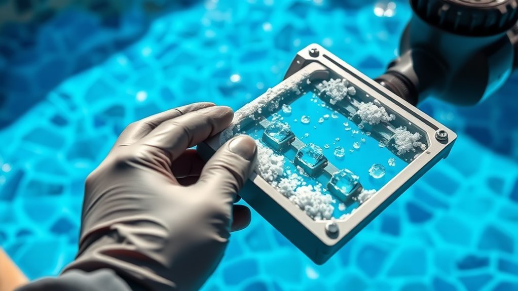 clean salt cell regularly