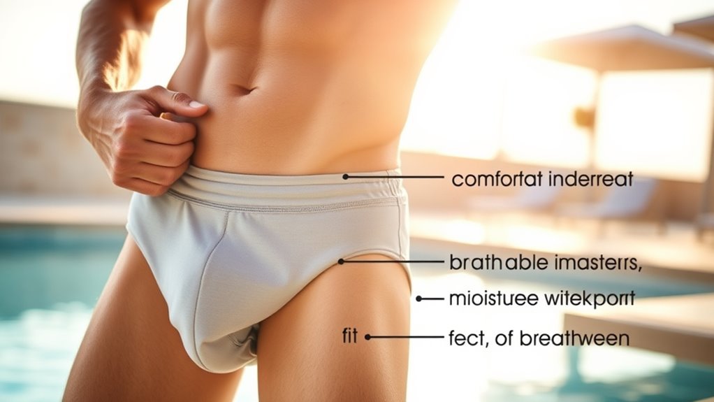 comfortable supportive moisture wicking underwear
