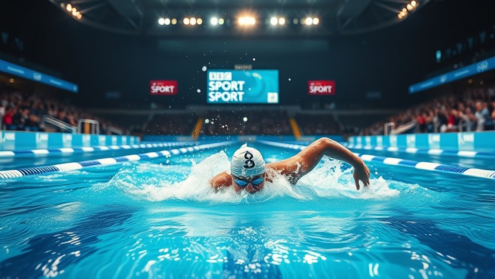 comprehensive swimming event coverage