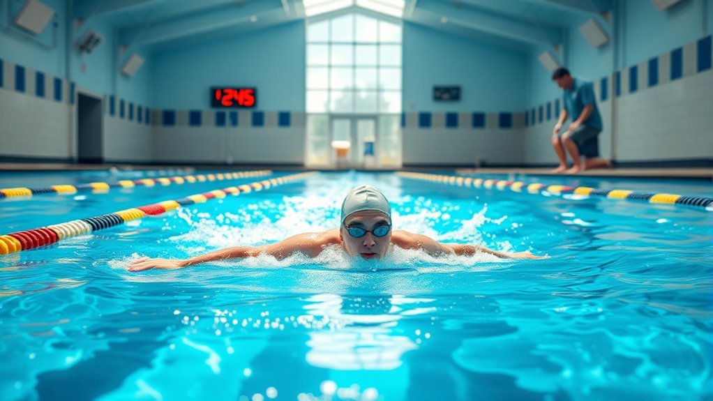 consistent focused swimming practice