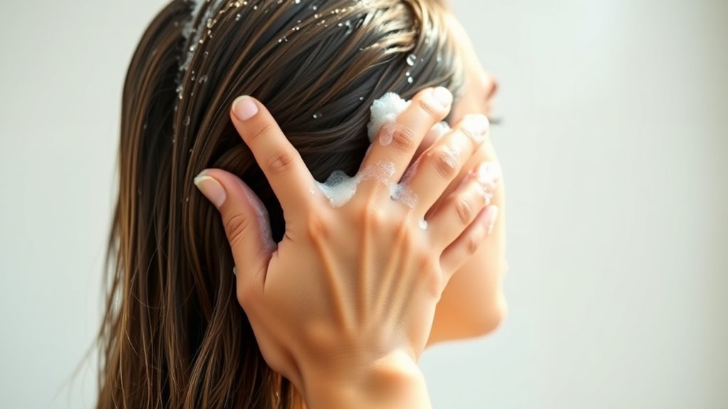 deep clean hair buildup