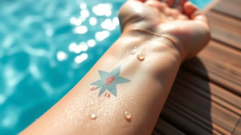 delay swimming after tattoo