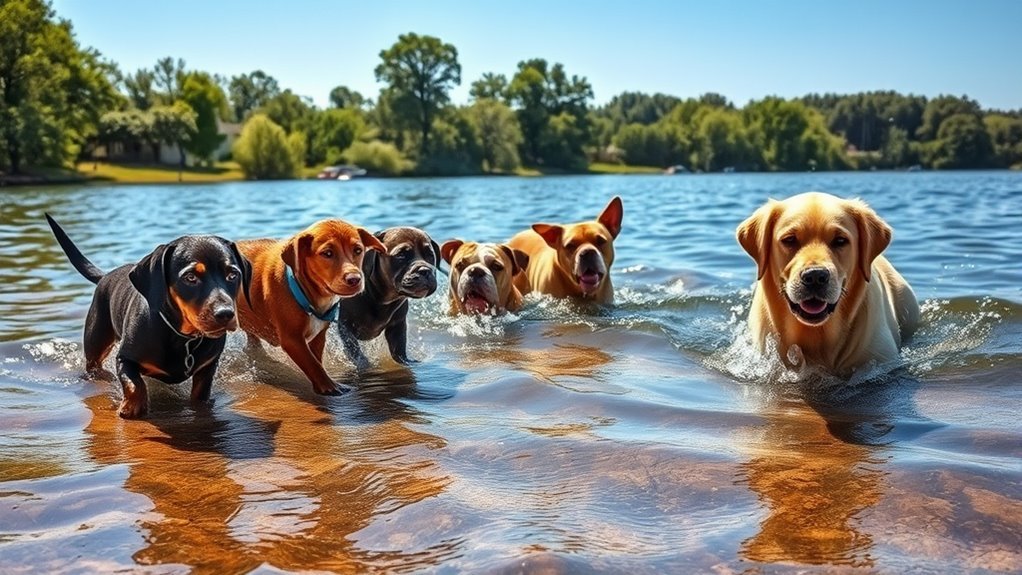 dogs natural swimming ability