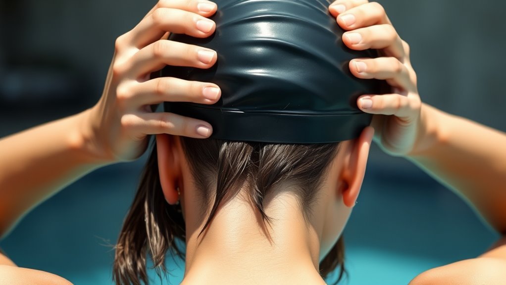 dry detangled secured hair