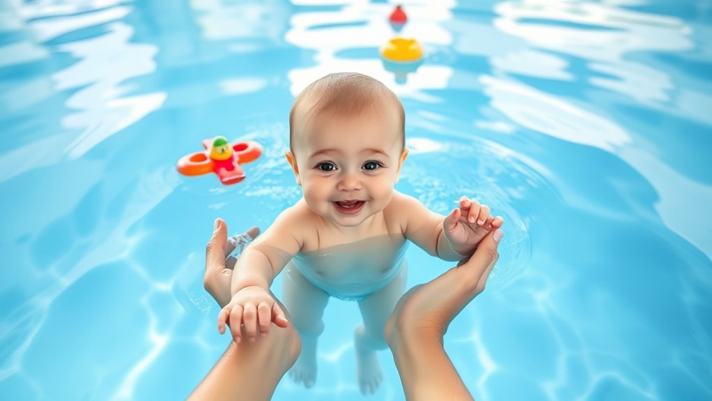 early swimming promotes development