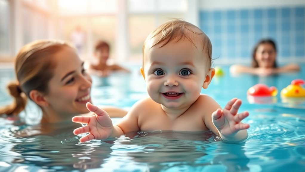 early swimming skill development