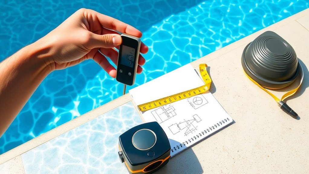 evaluate pool heating needs