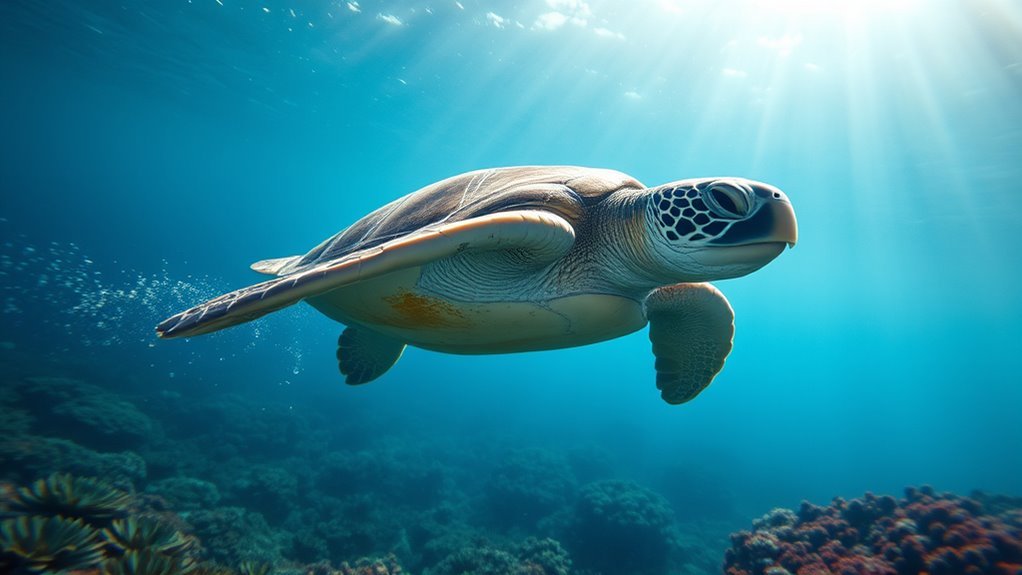 fastest sea turtle speeds