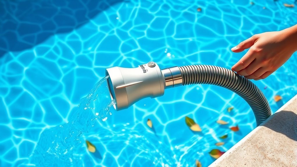 fill hose with water