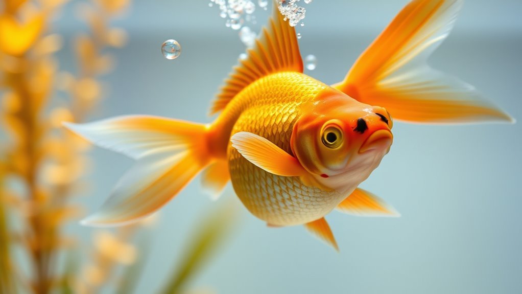 goldfish buoyancy regulation issues