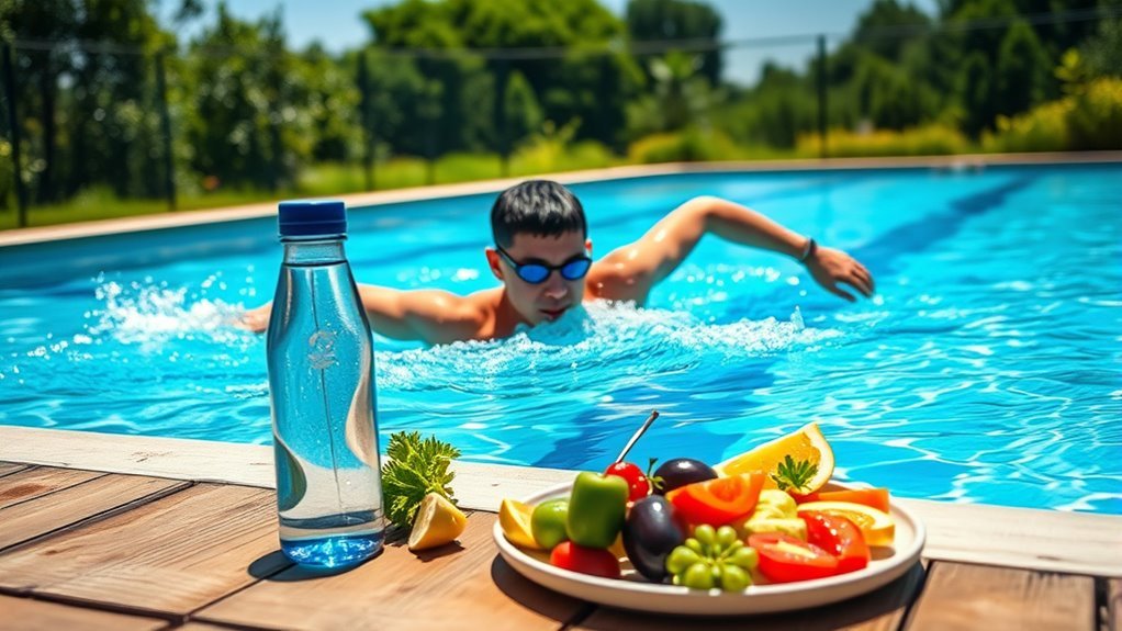 healthy diet enhances swimming results