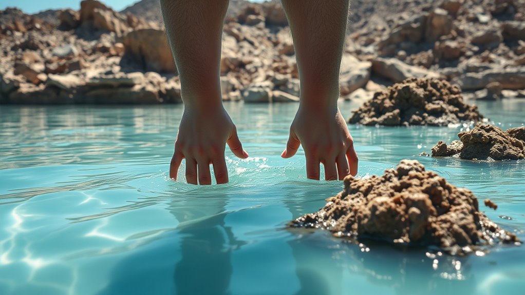 high salinity and buoyancy