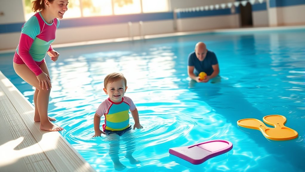 introduce water with playful activities