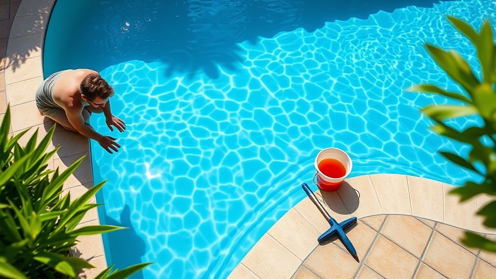 locate pool leak easily
