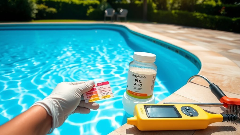 lower pool alkalinity gradually