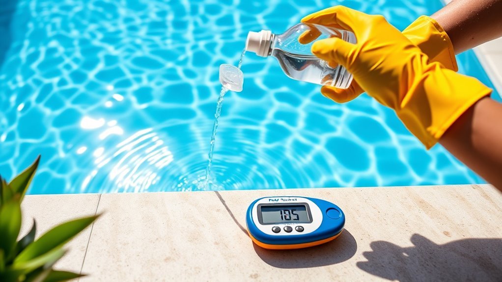 lower pool ph levels