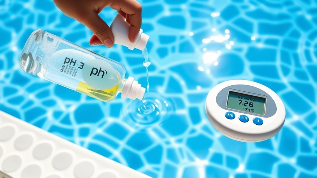 maintain balanced pool ph