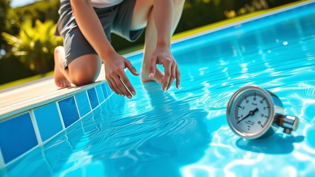 monitor pool water levels