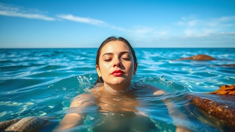 ocean swimming alleviates cold