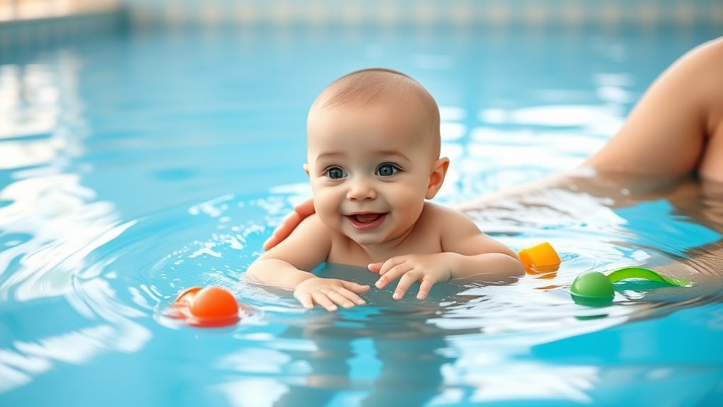 optimal age for baby swimming