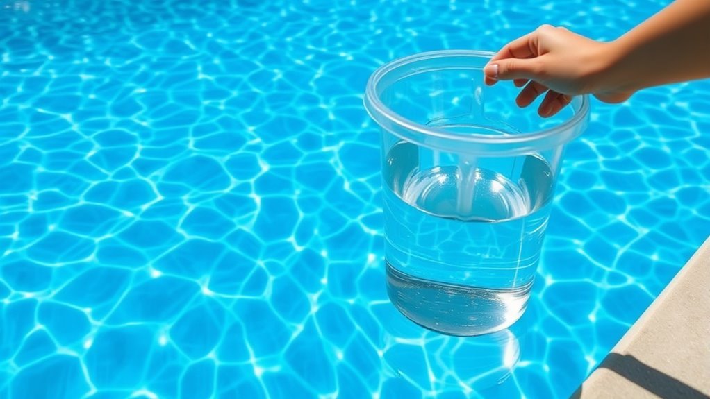 perform the bucket leak test